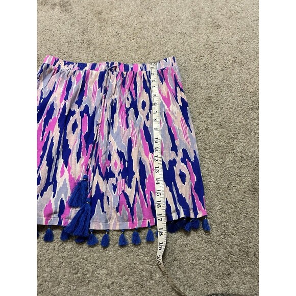 Lilly Pulitzer Palma Tube Top in Amethyst One Too Many Tassel Trim Sz Small - Picture 7 of 9